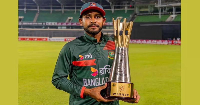বাংলাদেশের ওয়ানডে অধিনায়ক মেহেদী হাসান মিরাজ
