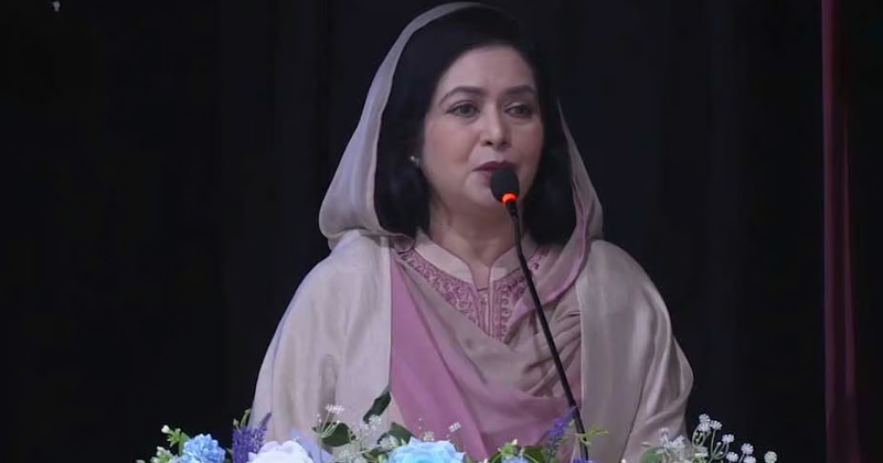 ডা. জুবাইদা রহমান বক্তব্য রাখছেন