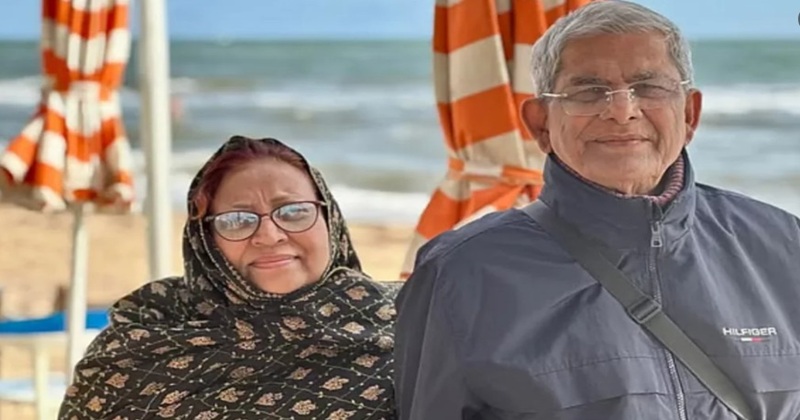 মির্জা ফখরুল ইসলাম আলমগীর ও তাঁর স্ত্রী রাহাত আরা বেগম