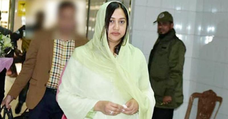 প্রয়াত পুত্র আরাফাত রহমান কোকোর স্ত্রী শর্মিলা রহমান সিঁথি । ছবি : সংগৃহীত