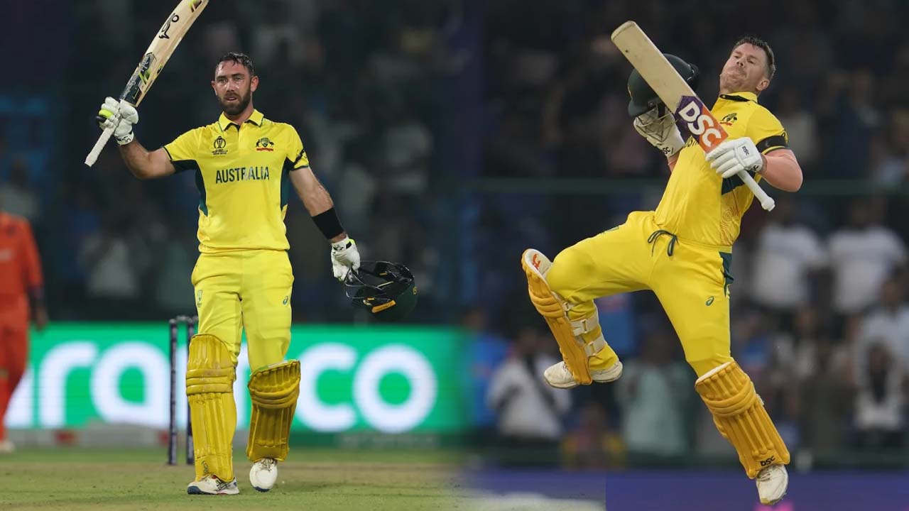 গ্লেন ম্যাক্সওয়েল ও ডেভিড ওয়ার্নার