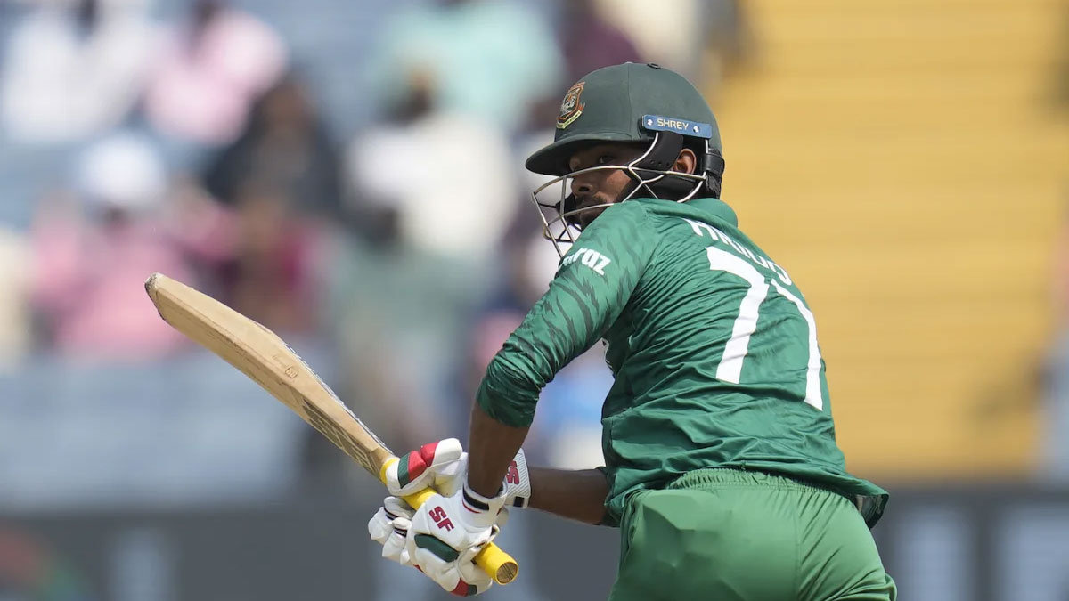 সাবলীল ব্যাটিং করেছেন তাওহীদ হৃদয়