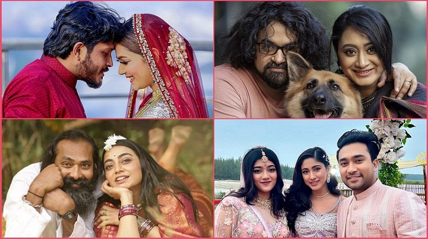 শোবিজ অঙ্গনের কয়েক তারকার বিয়ের ছবি এক ফ্রেমে 