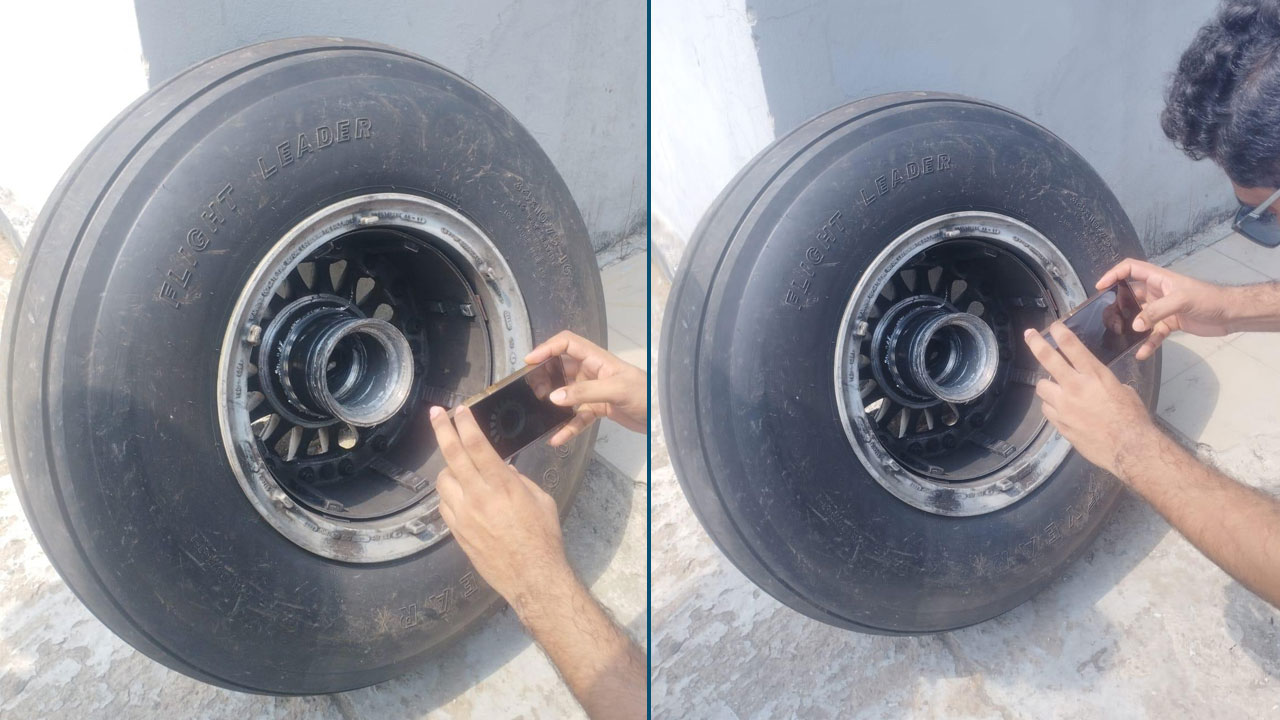 খুলে যাওয়া ল্যান্ডিং গিয়ার